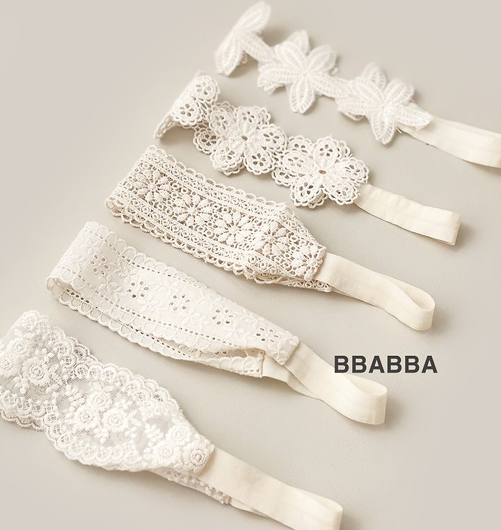Bbabba - Korean Baby Fashion - #babyootd - Lace Band