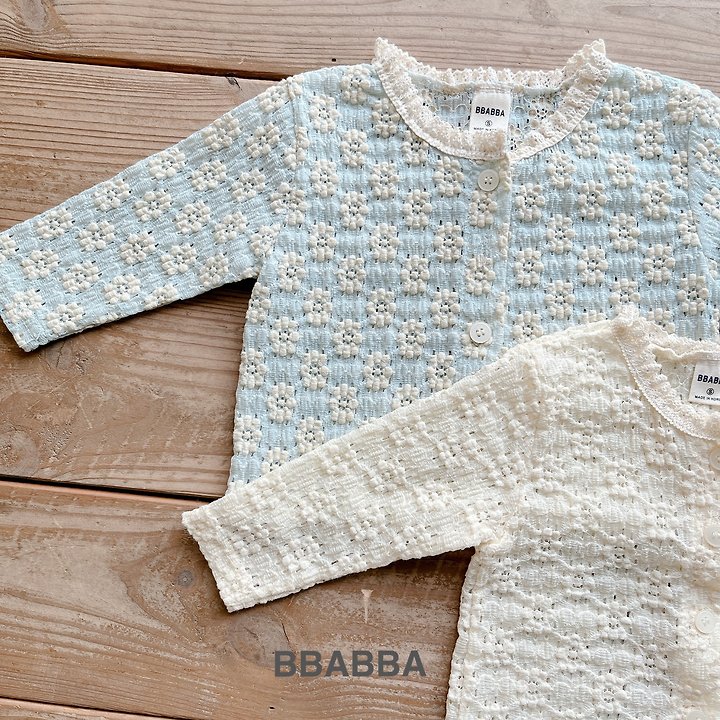 Bbabba - Korean Baby Fashion - #babyootd - I Love Lace Cardigan (Baby) - 8
