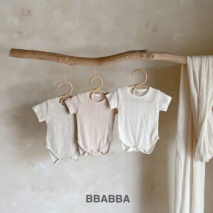 Bbabba - Korean Baby Fashion - #babyoutfit - Eyelet Suit