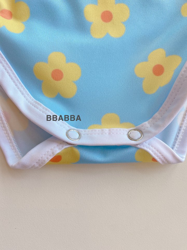 Bbabba - Korean Baby Fashion - #babyoutfit - Strap Swimsuit (Bonnet Set) - 9