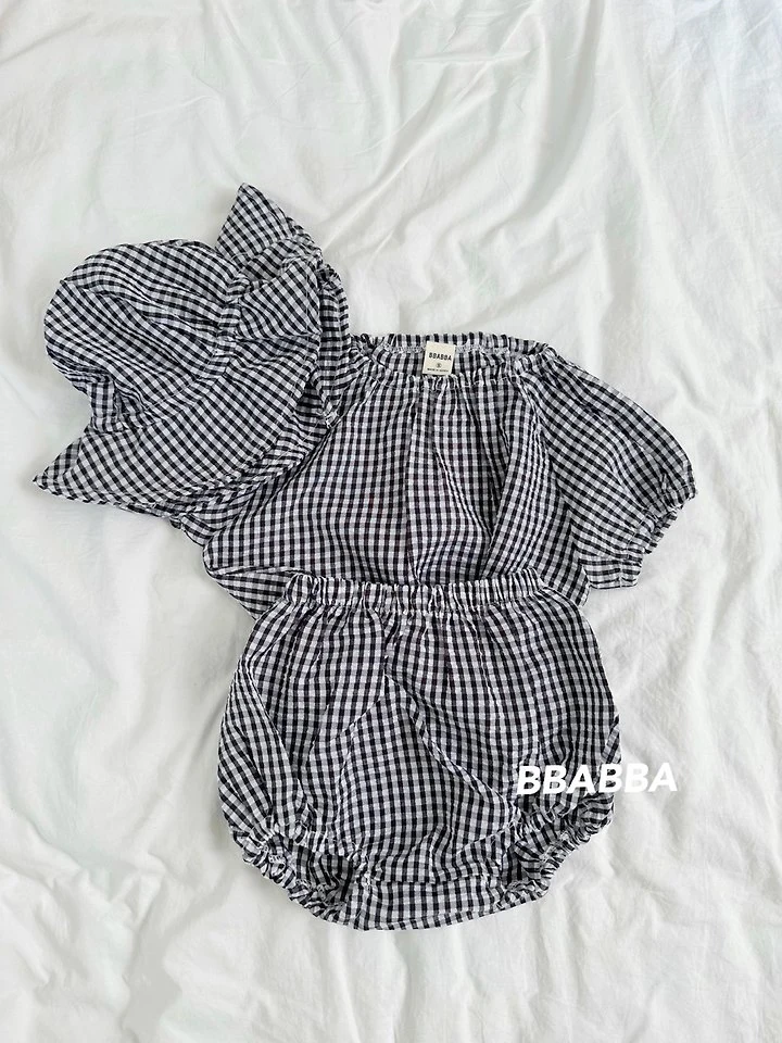 Bbabba - Korean Baby Fashion - #babyoutfit - Fruit Check Bonnet - 8