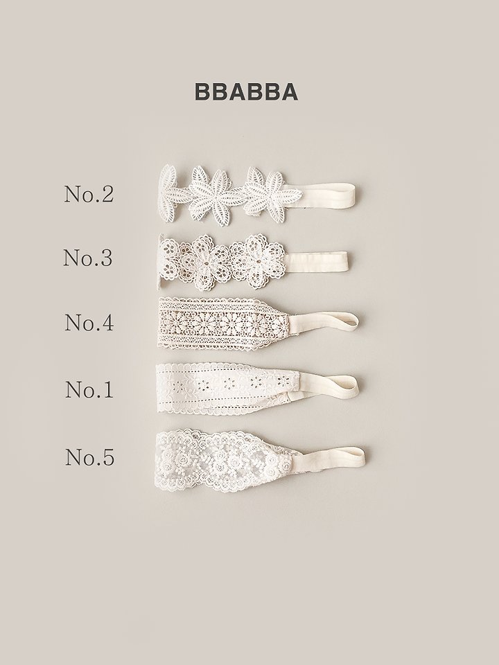 Bbabba - Korean Baby Fashion - #babyoutfit - Lace Band - 3