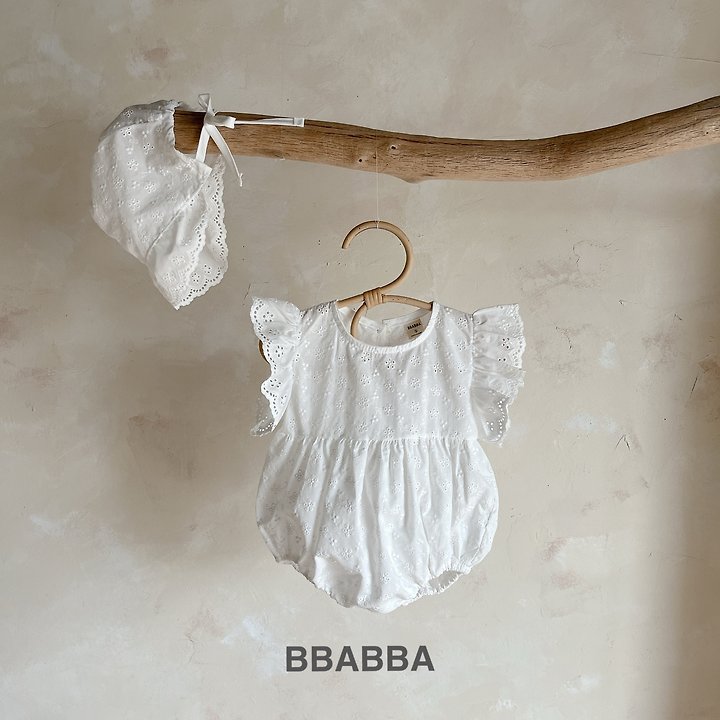 Bbabba - Korean Baby Fashion - #babyootd - Angel Suit (Bonnet Set) - 4