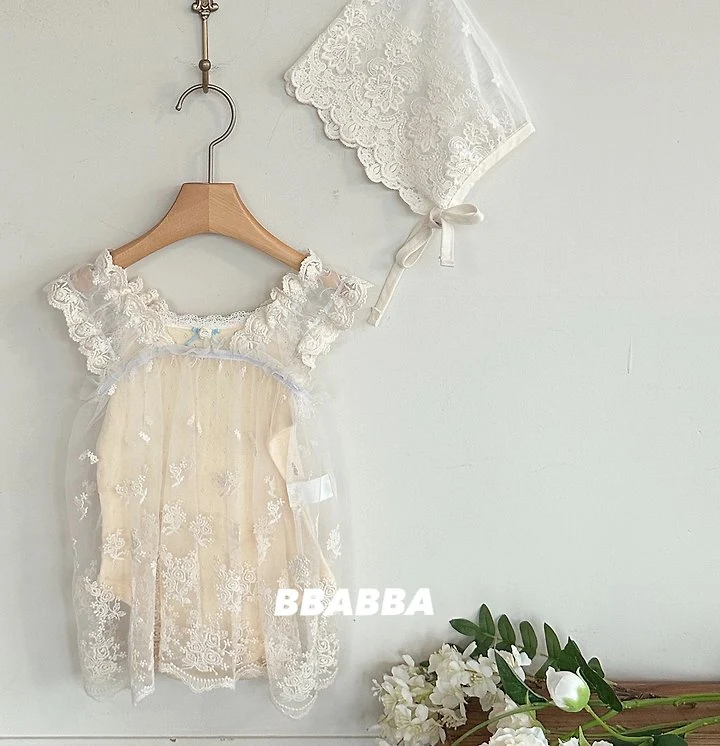 Bbabba - Korean Baby Fashion - #onlinebabyboutique - Rendezvous Lace Suit - 9