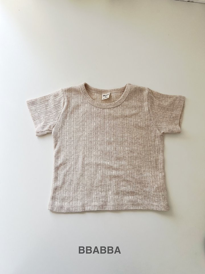 Bbabba - Korean Baby Fashion - #onlinebabyboutique - Eyelet Tee - 6