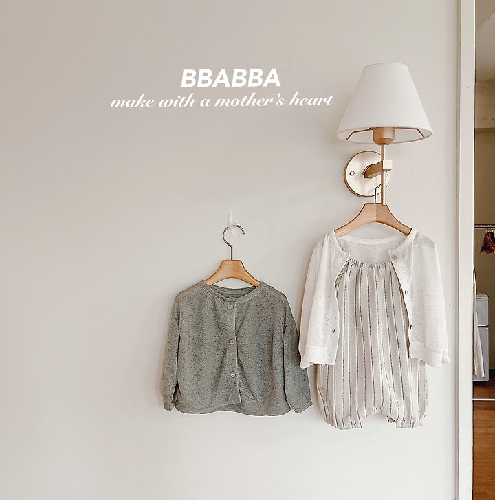 Bbabba - Korean Baby Fashion - #onlinebabyshop - Shy Cardigan