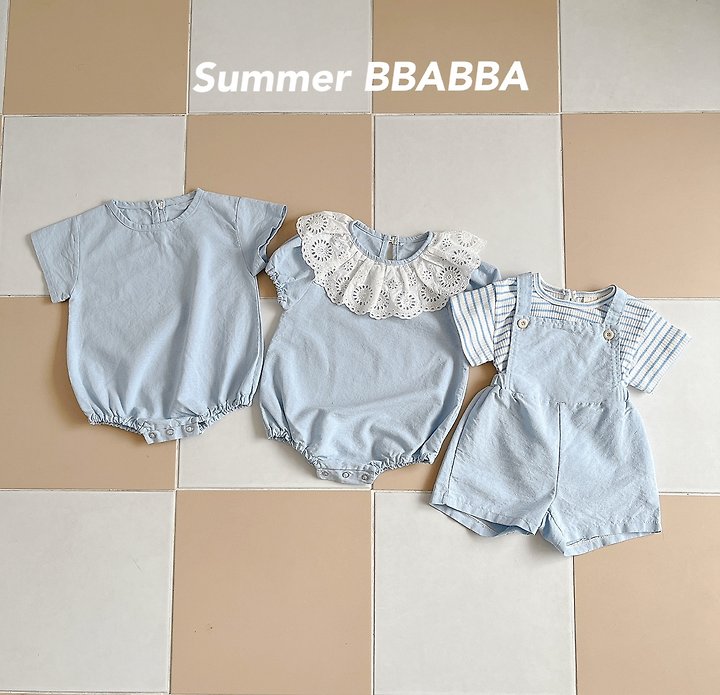Bbabba - Korean Baby Fashion - #onlinebabyshop - Jamie Frill Suit - 9