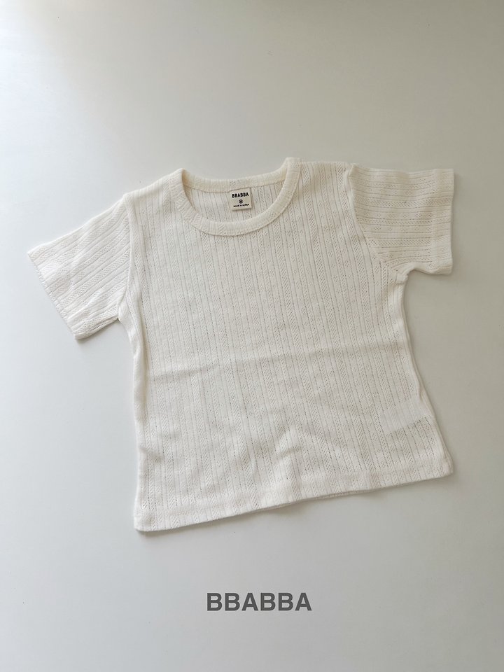 Bbabba - Korean Baby Fashion - #onlinebabyshop - Eyelet Tee - 7