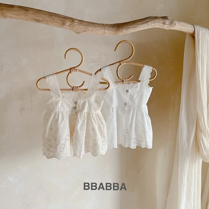 Bbabba - Korean Baby Fashion - #onlinebabyshop - Maman Lace One-piece (2-Way)