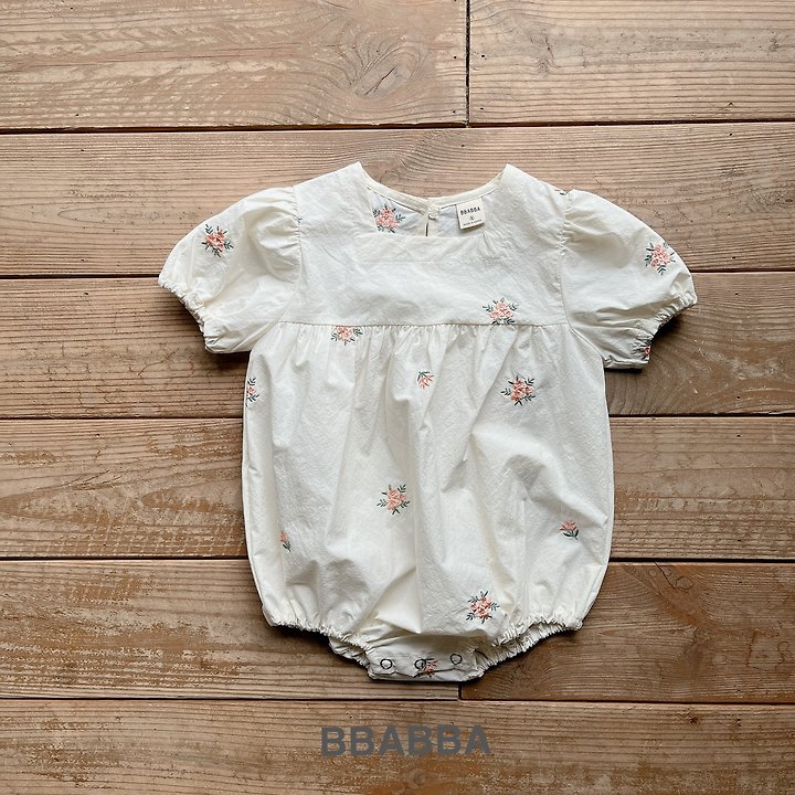 Bbabba - Korean Children Fashion - #kidsstore - Summer Riella Embroidery One-piece (Kids) - 3