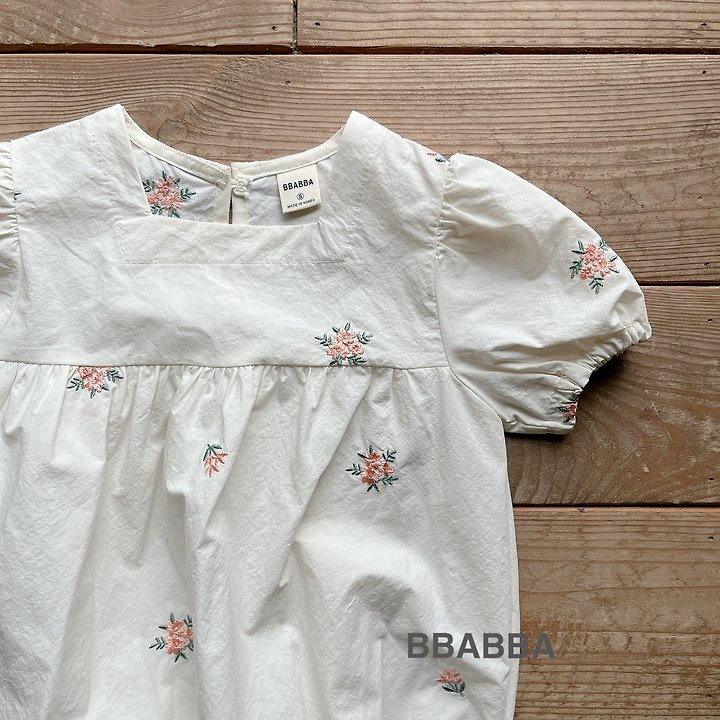 Bbabba - Korean Children Fashion - #kidsstore - Summer Riella Embroidery One-piece (Kids) - 4