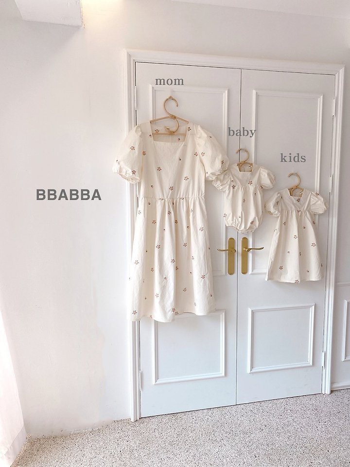 Bbabba - Korean Children Fashion - #magicofchildhood - Summer Riella Embroidery One-piece (Kids) - 7