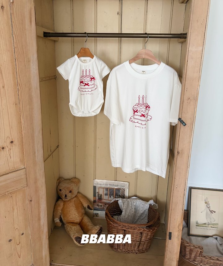 Bbabba - Korean Women Fashion - #momslook - Cake Tee (Mom) - 6