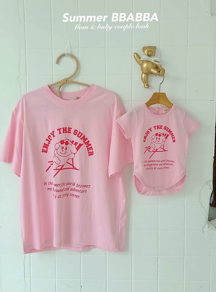 Bbabba - Korean Women Fashion - #momslook - Something Tee (Mom) - 2