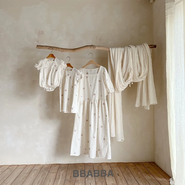 Bbabba - Korean Women Fashion - #thelittlethings - Summer Riella Embroidery One-piece (Mom) - 5