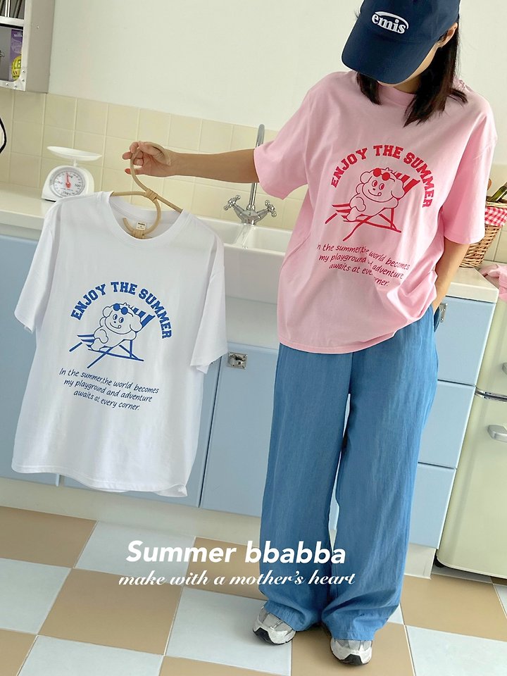 Bbabba - Korean Women Fashion - #womensfashion - Something Tee (Mom) - 9