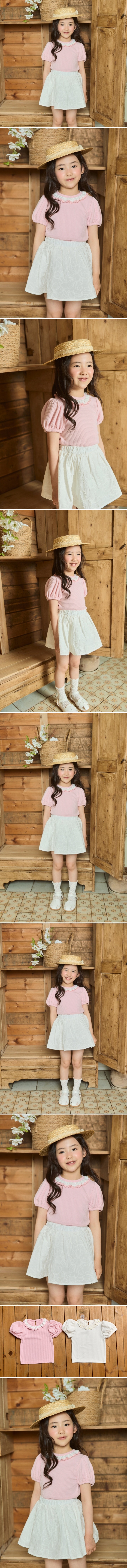 Bbb - Korean Children Fashion - #fashionkids - Embroidered Tee - 2
