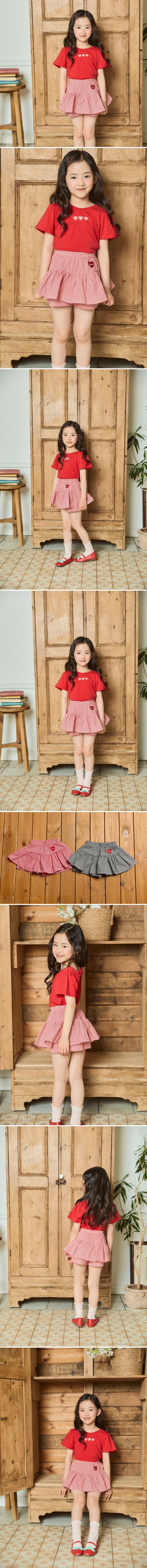 Bbb - Korean Children Fashion - #minifashionista - Check Skort - 2