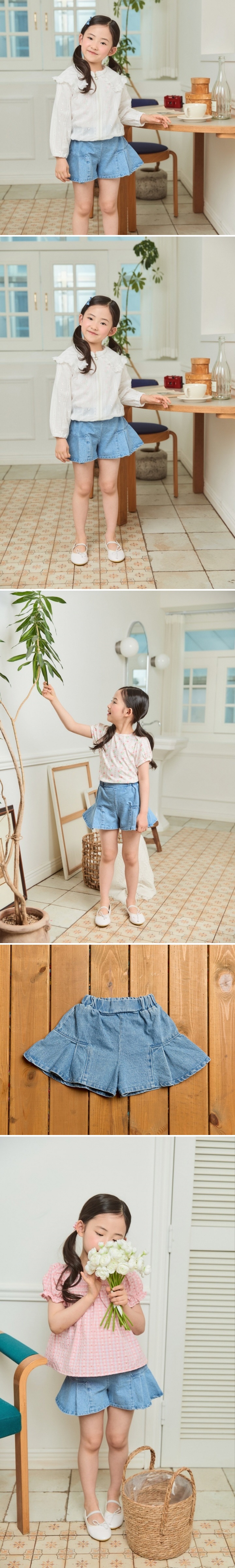 Bbb - Korean Children Fashion - #prettylittlegirls - Denim Shorts - 2