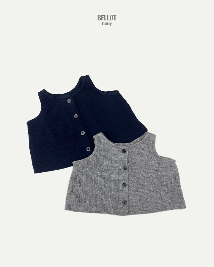 Bellot - Korean Baby Fashion - #babyboutique - Bebe Yoryu Sleeveless Top - 2