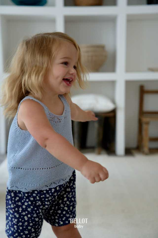 Bellot - Korean Baby Fashion - #babyclothing - Bebe Lara Sleeveless Top - 9