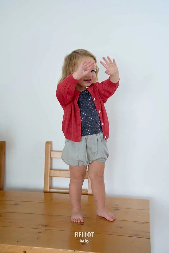Bellot - Korean Baby Fashion - #babygirlfashion - Bebe Dotty Frill Sleeveless Top - 8