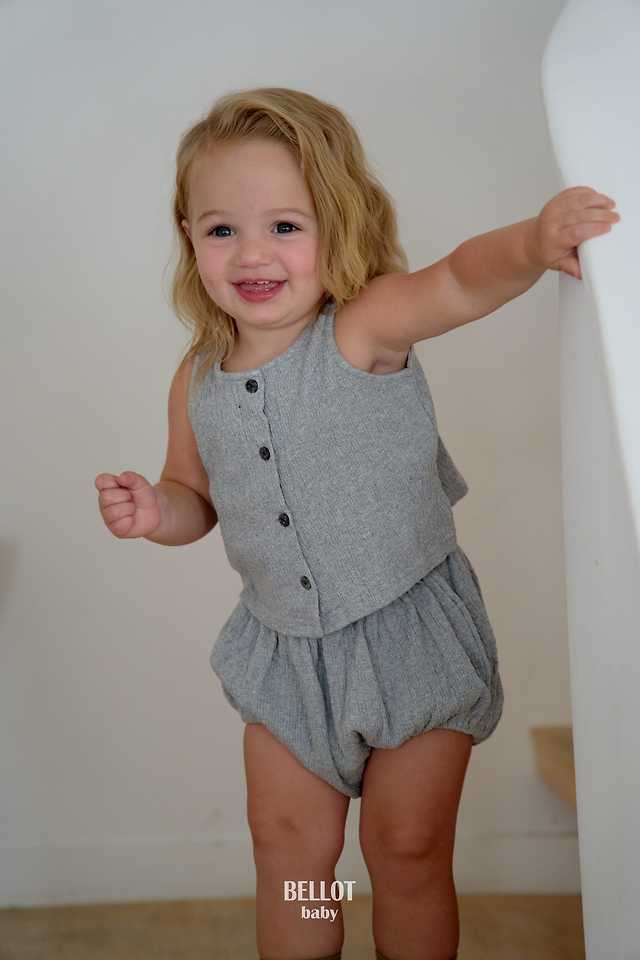 Bellot - Korean Baby Fashion - #babyootd - Bebe Yoryu Sleeveless Top - 10