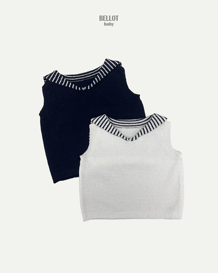 Bellot - Korean Baby Fashion - #babyoutfit - Bebe Marine Vest - 2