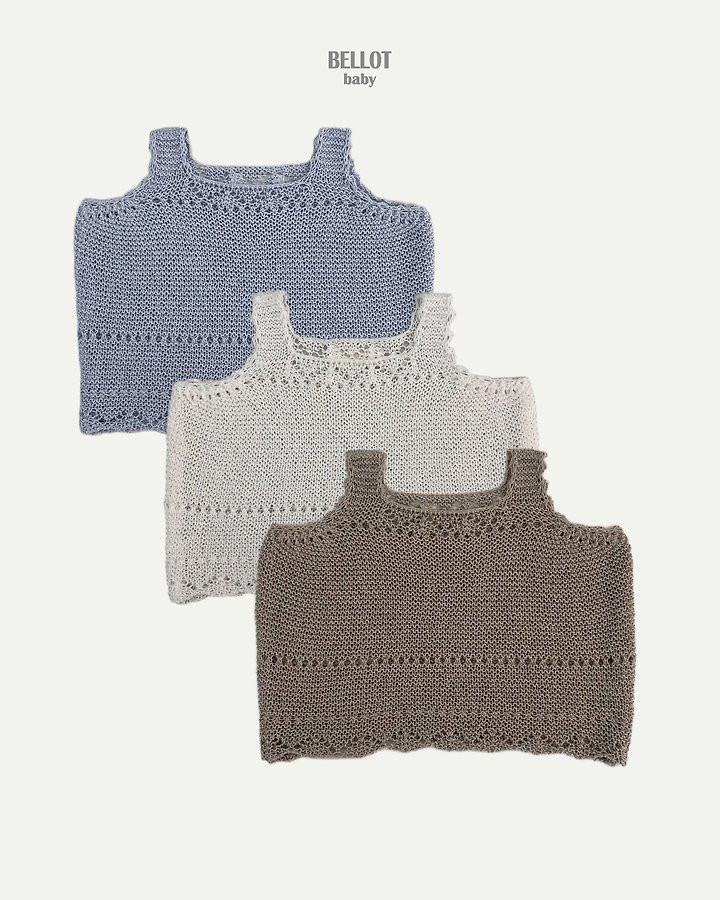 Bellot - Korean Baby Fashion - #babyoutfit - Bebe Lara Sleeveless Top - 2