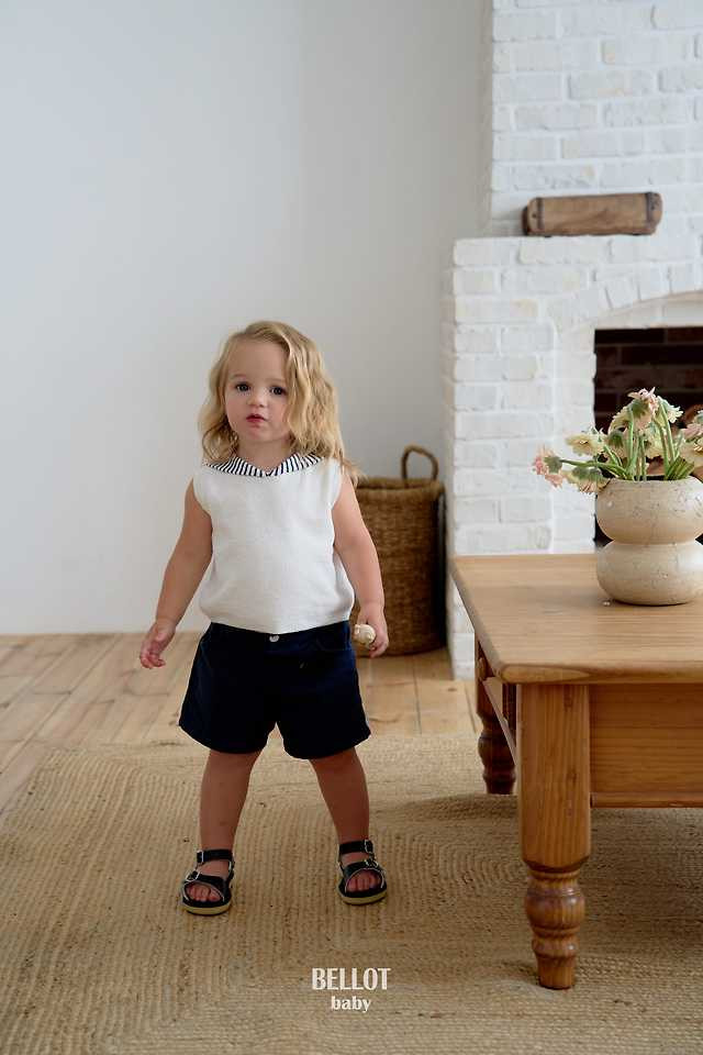 Bellot - Korean Baby Fashion - #onlinebabyboutique - Bebe Marine Vest - 5