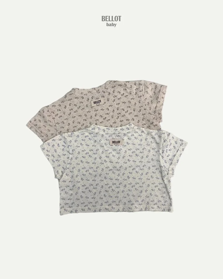 Bellot - Korean Baby Fashion - #smilingbaby - Bebe Mini Flower Tee - 3
