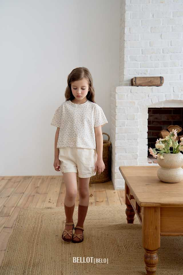 Bellot - Korean Children Fashion - #littlefashionista - Mini Flower Tee - 5