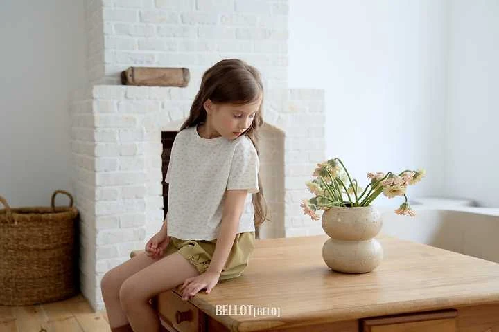 Bellot - Korean Children Fashion - #stylishchildhood - Mini Flower Tee - 11