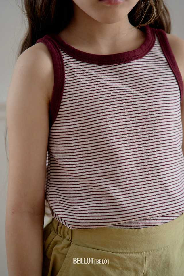 Bellot - Korean Children Fashion - #todddlerfashion - Cos Striped Sleeveless Top - 8
