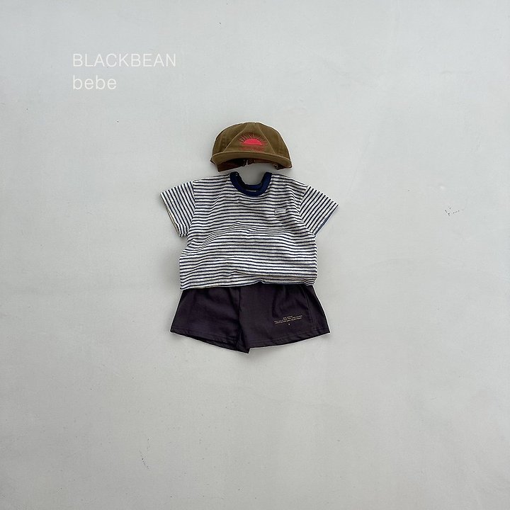 Black Bean - Korean Baby Fashion - #smilingbaby - Peanut Baby Tee - 4