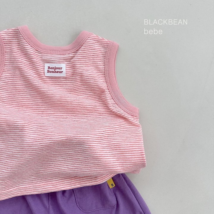 Black Bean - Korean Baby Fashion - #babyboutiqueclothing - Bonbon Baby Sleeveless Tee - 8