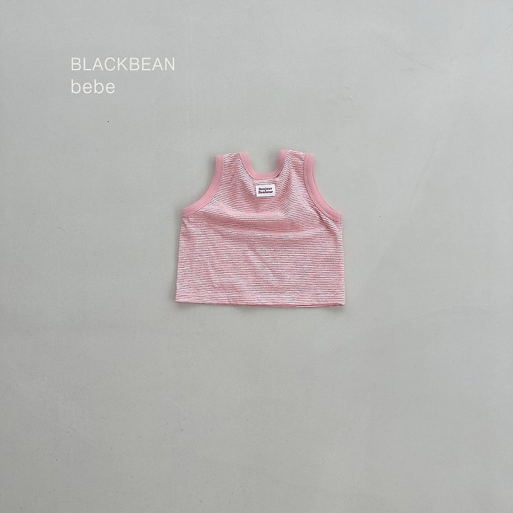 Black Bean - Korean Baby Fashion - #babyfashion - Bonbon Baby Sleeveless Tee - 10