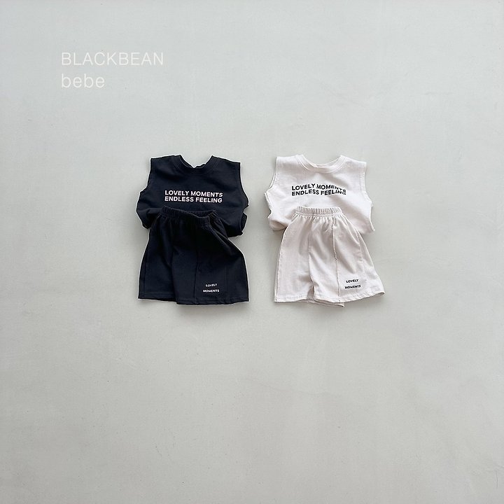 Black Bean - Korean Baby Fashion - #babyootd - Moment Baby Set