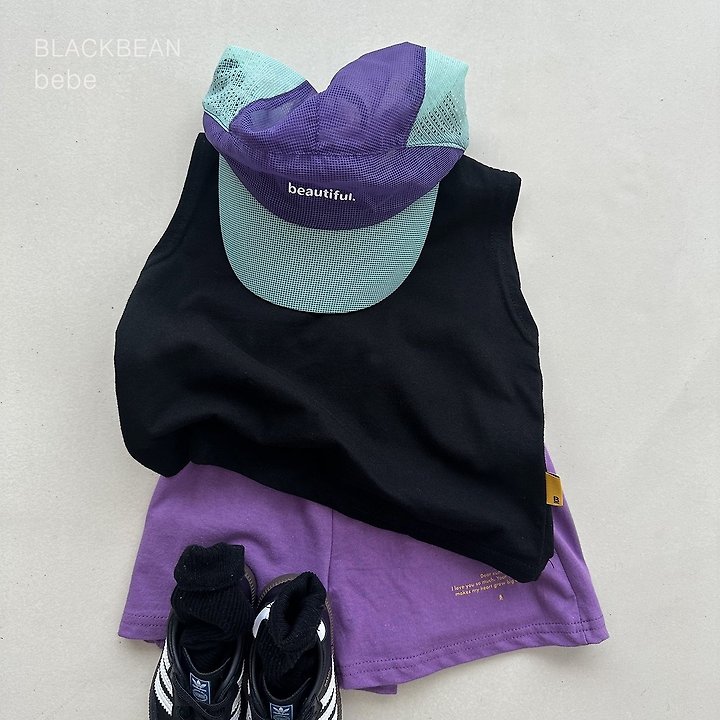 Black Bean - Korean Baby Fashion - #babyoutfit - Rare Baby Sleeveless Tee - 8