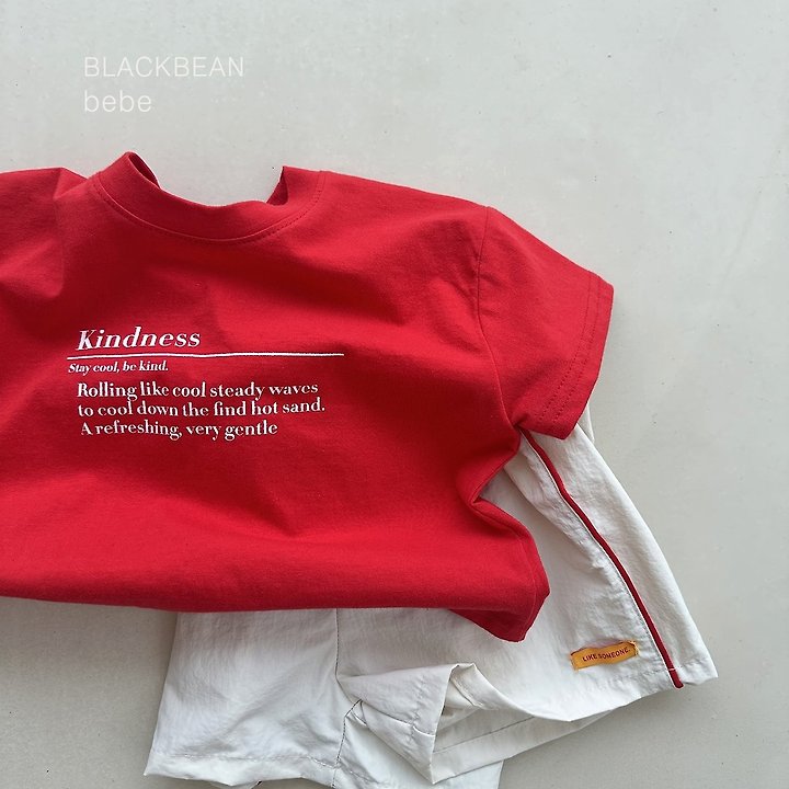 Black Bean - Korean Baby Fashion - #babyoutfit - Normal Baby Tee - 6