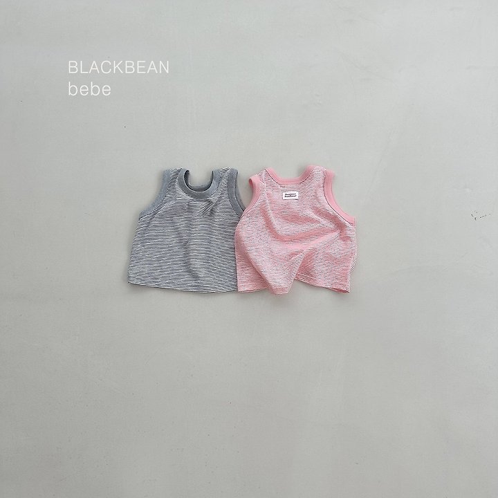 Black Bean - Korean Baby Fashion - #babyoutfit - Bonbon Baby Sleeveless Tee