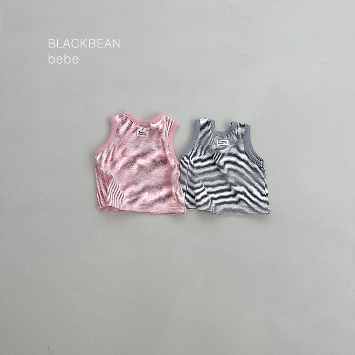 Black Bean - Korean Baby Fashion - #babyoutfit - Bonbon Baby Sleeveless Tee - 2