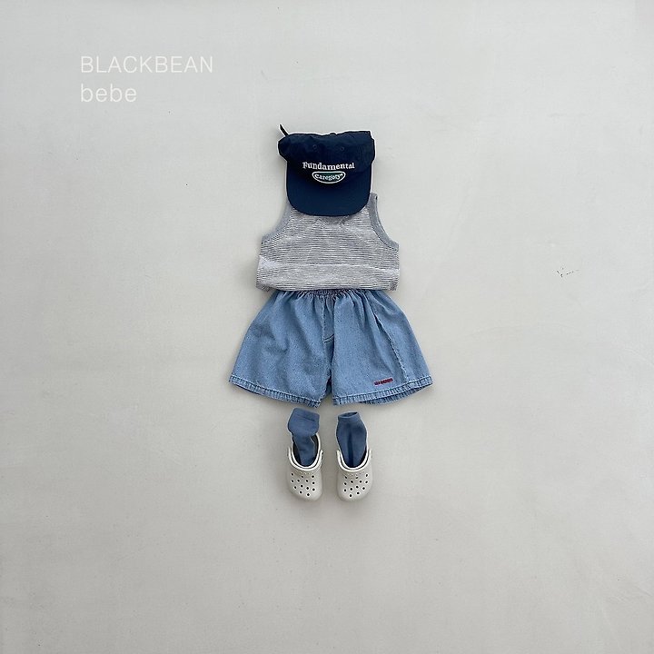 Black Bean - Korean Baby Fashion - #babywear - Bonbon Baby Sleeveless Tee - 3