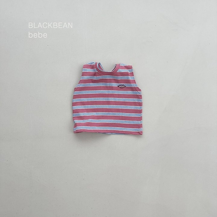 Black Bean - Korean Baby Fashion - #onlinebabyshop - Sunday Baby Sleeveless Top - 9