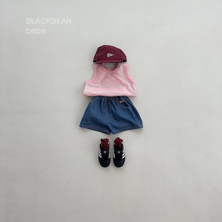 Black Bean - Korean Baby Fashion - #smilingbaby - Bonbon Baby Sleeveless Tee - 6