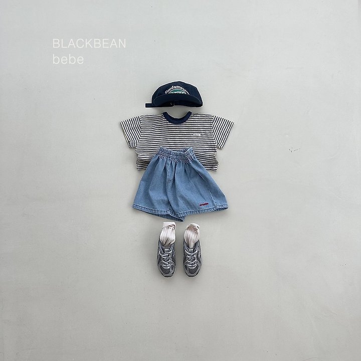 Black Bean - Korean Baby Fashion - #smilingbaby - Peanut Baby Tee - 3