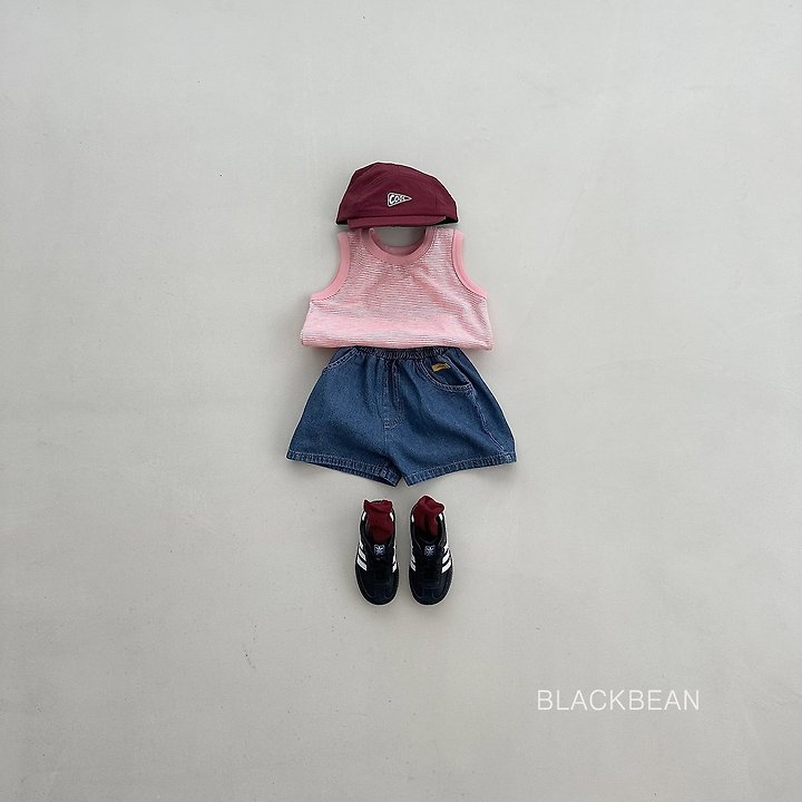 Black Bean - Korean Children Fashion - #Kfashion4kids - Bonbon Sleeveless Tee - 6