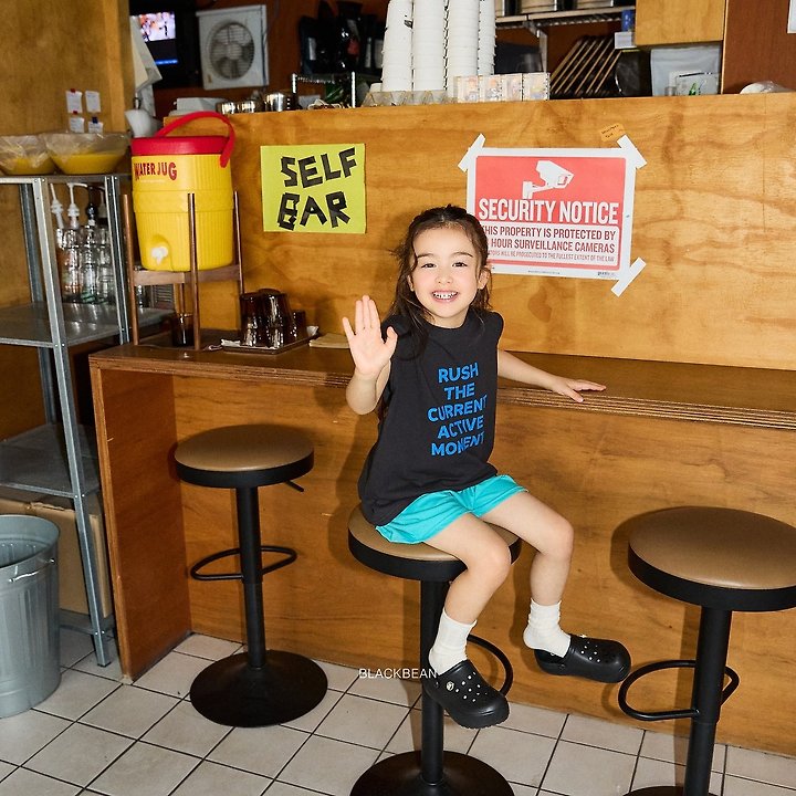 Black Bean - Korean Children Fashion - #childofig - Rush Sleeveless Tee - 11