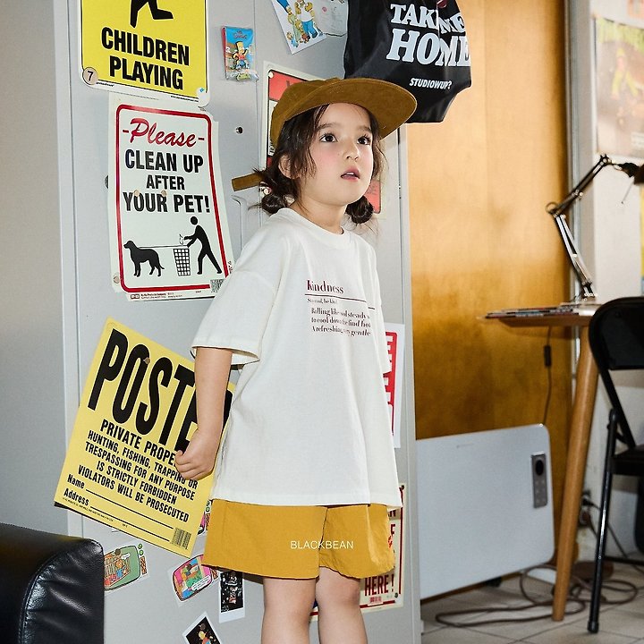 Black Bean - Korean Children Fashion - #childofig - Normal Tee - 9