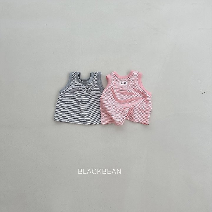Black Bean - Korean Children Fashion - #discoveringself - Bonbon Sleeveless Tee